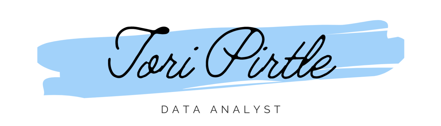 Tori Pirtle - Data Analyst